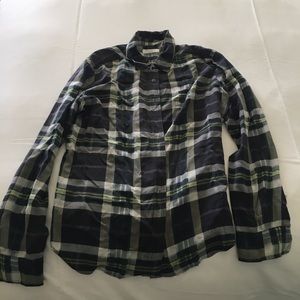 Equipment Femme Plaid Long Sleeve Shirt